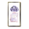 COURTSIDE MARKET Perfume Violet Framed Canvas Wall Art -Home Decor Discount Store 4503956