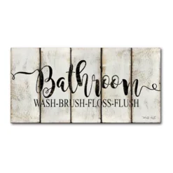 COURTSIDE MARKET Bathroom Gallery Canvas Wall Art