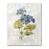 COURTSIDE MARKET Blue Linen Geranium Gallery Canvas Wall Art