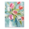 COURTSIDE MARKET Beautiful Tulips I Gallery Canvas Wall Art -Home Decor Discount Store 4504044