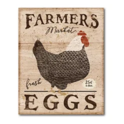 COURTSIDE MARKET Farmers Market Eggs Gallery Canvas Wall Art