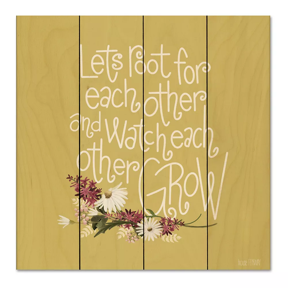 COURTSIDE MARKET Let's Grow Wood Pallet 3 COURTSIDE MARKET Let's Grow Wood Pallet