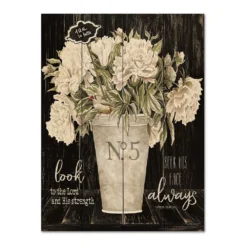 COURTSIDE MARKET Country Flowers I Wood Pallet