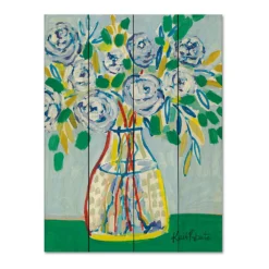 COURTSIDE MARKET Wildflowers Wood Pallet