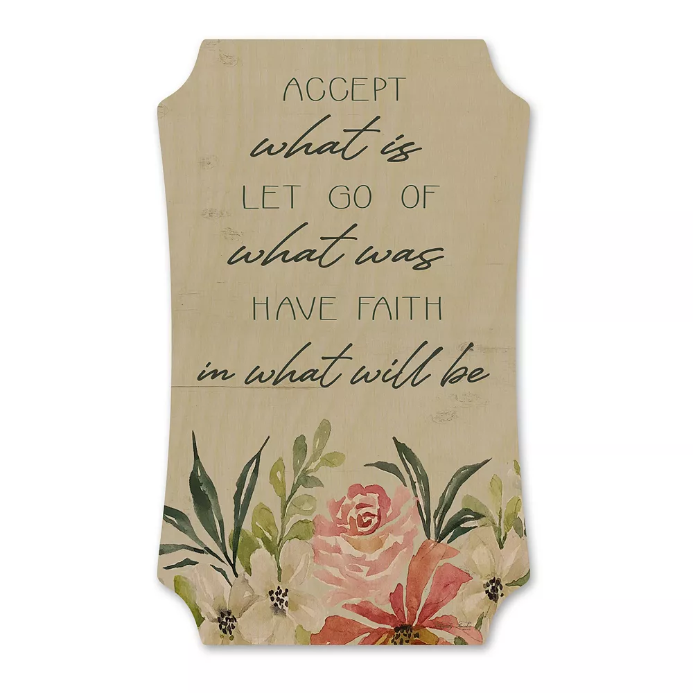 COURTSIDE MARKET Have Faith Wood Scalloped Art 3 COURTSIDE MARKET Have Faith Wood Scalloped Art