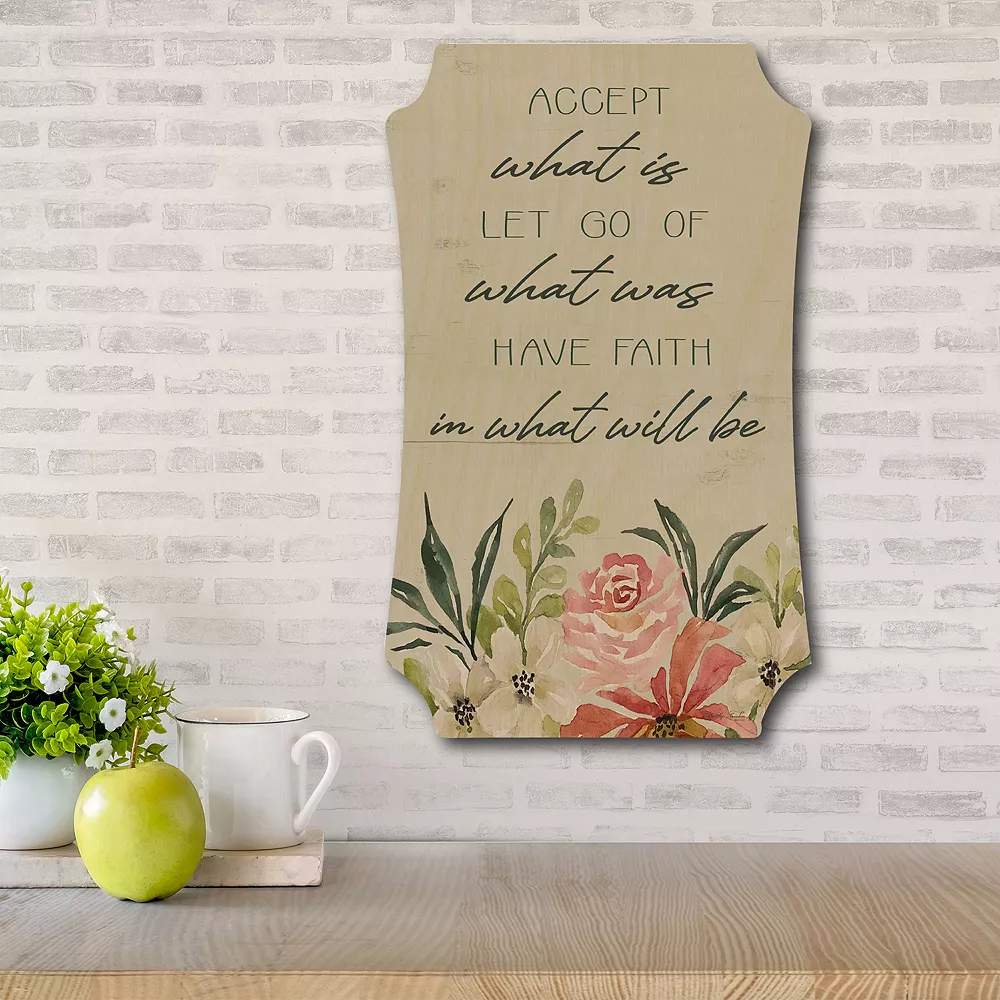 COURTSIDE MARKET Have Faith Wood Scalloped Art 4 COURTSIDE MARKET Have Faith Wood Scalloped Art - Image 2