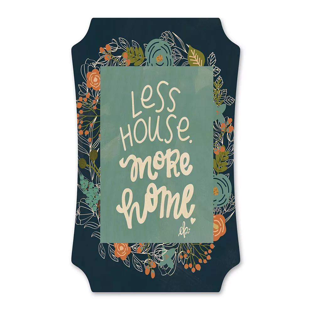 COURTSIDE MARKET More Home Wood Scalloped Art 3 COURTSIDE MARKET More Home Wood Scalloped Art