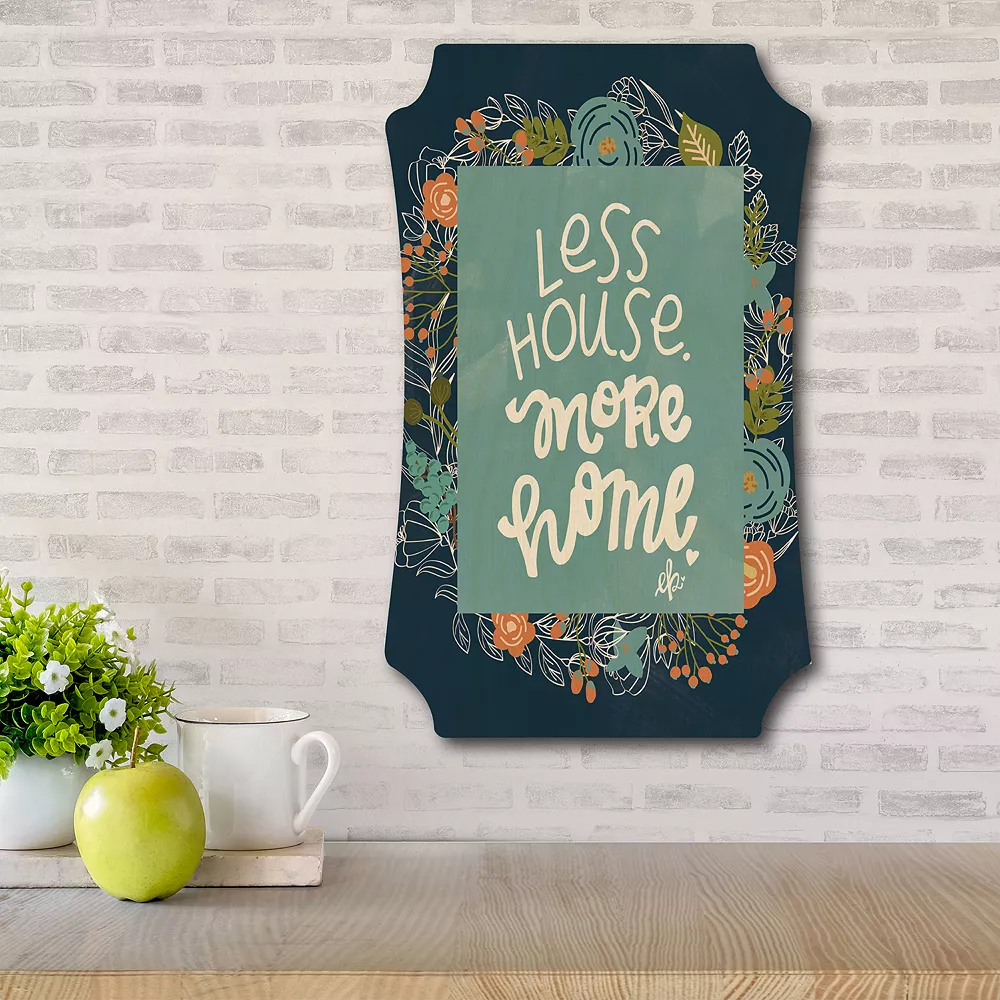 COURTSIDE MARKET More Home Wood Scalloped Art 4 COURTSIDE MARKET More Home Wood Scalloped Art - Image 2