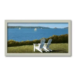 COURTSIDE MARKET Narragansett Bay Framed Canvas Wall Art