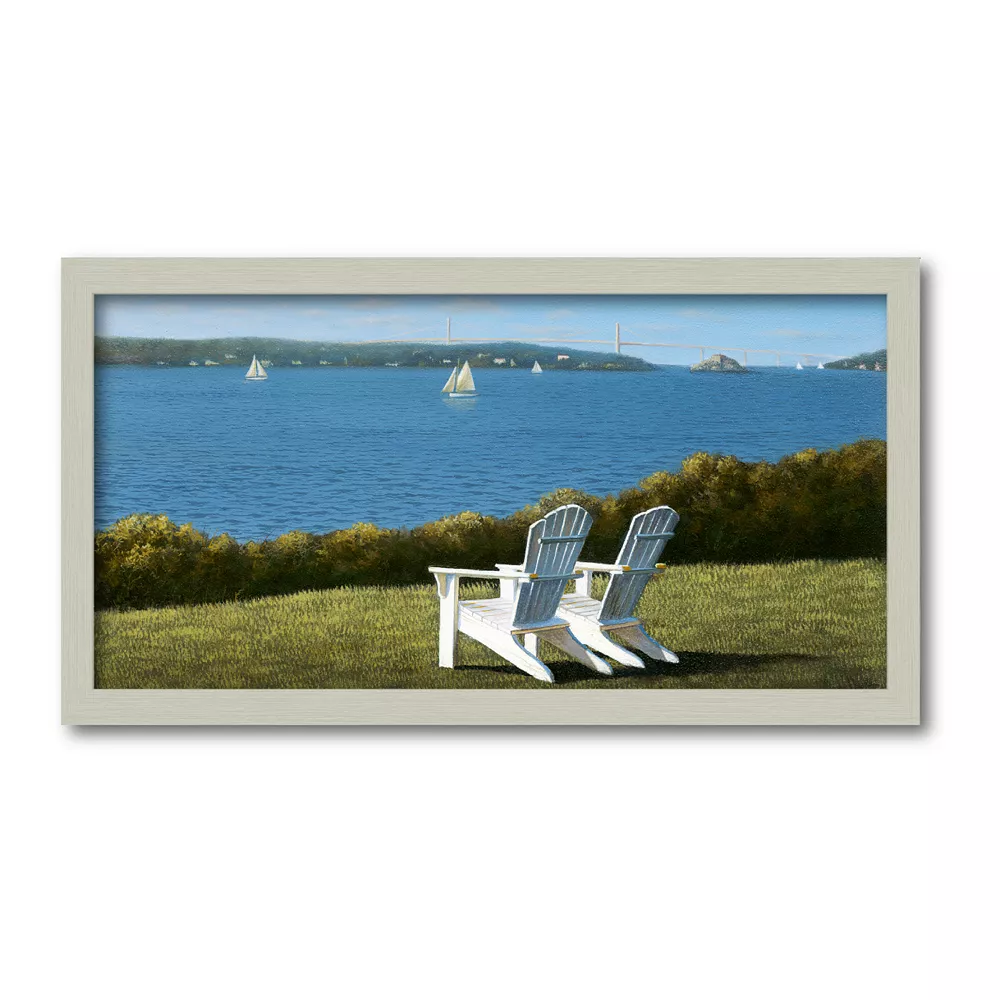 COURTSIDE MARKET Narragansett Bay Framed Canvas Wall Art 3 COURTSIDE MARKET Narragansett Bay Framed Canvas Wall Art