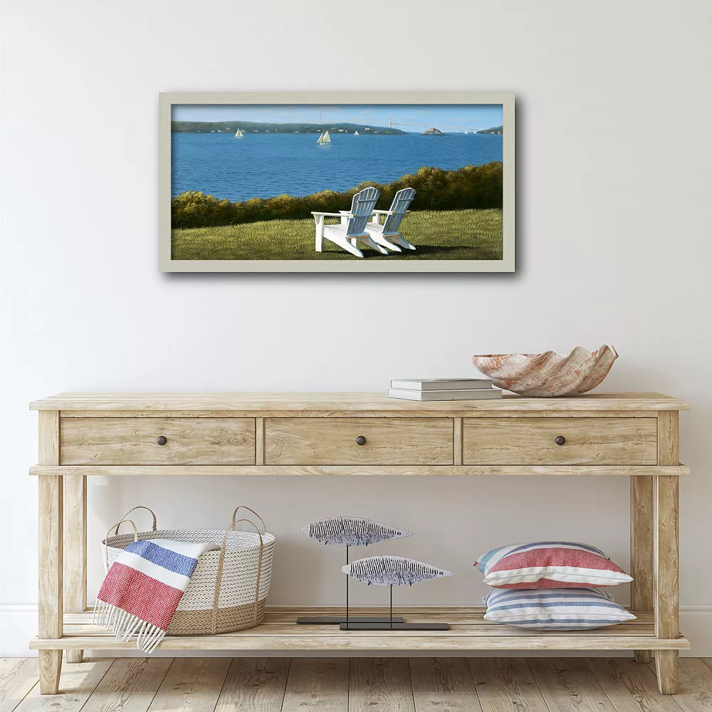 COURTSIDE MARKET Narragansett Bay Framed Canvas Wall Art 4 COURTSIDE MARKET Narragansett Bay Framed Canvas Wall Art - Image 2