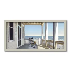 COURTSIDE MARKET Carolina Porch Framed Canvas Wall Art