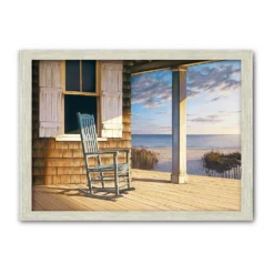 COURTSIDE MARKET Hampton Beach Framed Canvas Wall Art