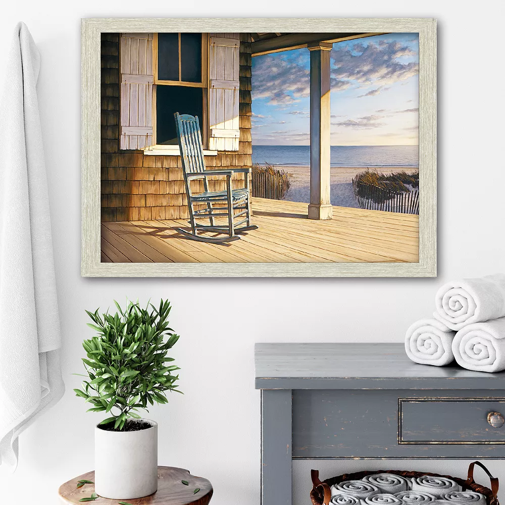 COURTSIDE MARKET Hampton Beach Framed Canvas Wall Art 4 COURTSIDE MARKET Hampton Beach Framed Canvas Wall Art - Image 2