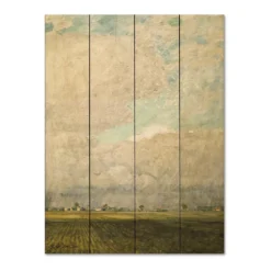 COURTSIDE MARKET Farm Fields Wood Pallet