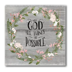 COURTSIDE MARKET All Things Possible Gallery Canvas Wall Art