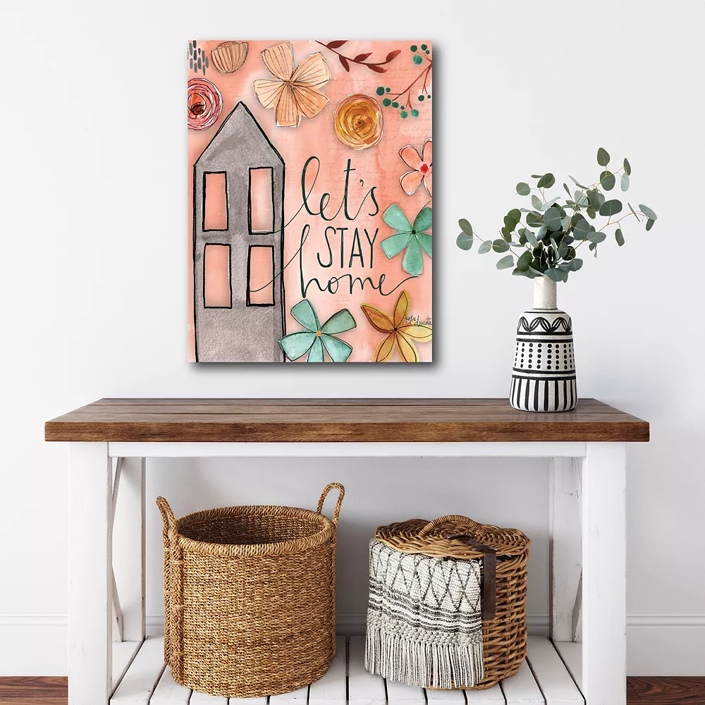 COURTSIDE MARKET Let's Stay Home Gallery Canvas Wall Art 4 COURTSIDE MARKET Let's Stay Home Gallery Canvas Wall Art - Image 2