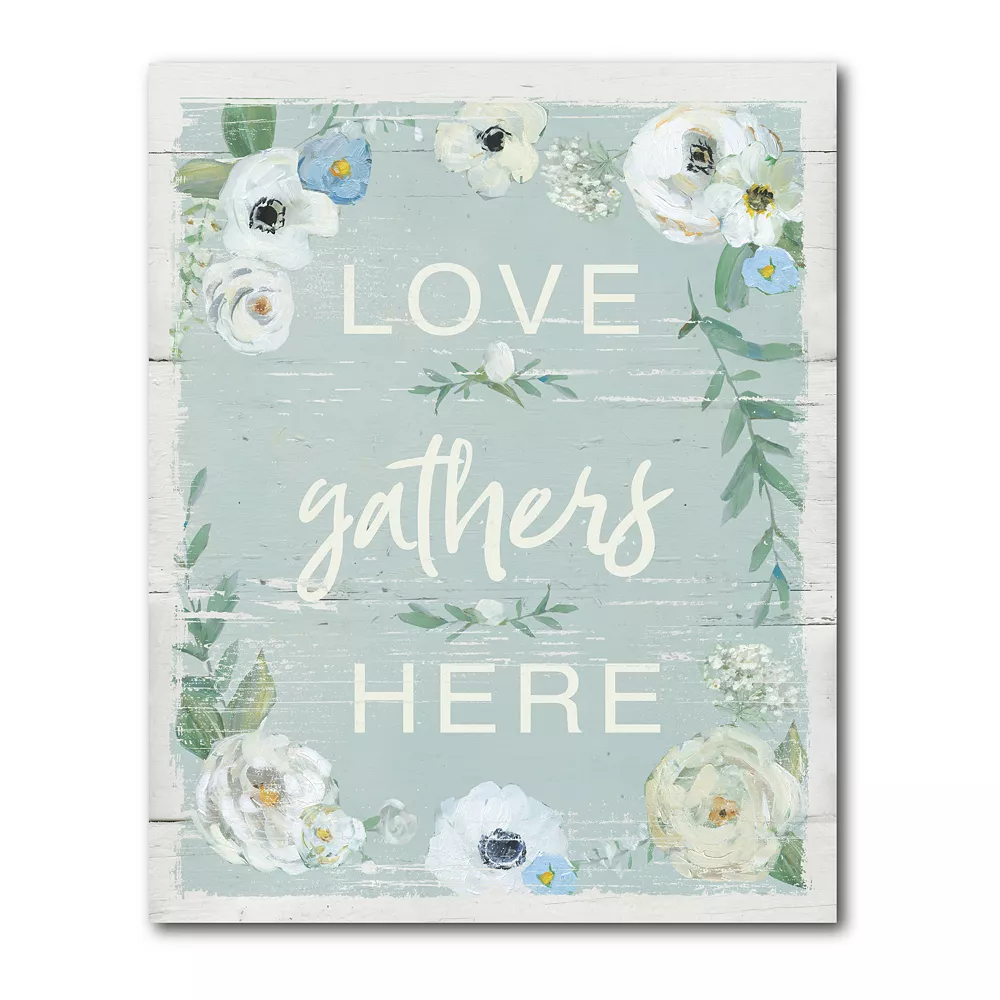 COURTSIDE MARKET Love Gathers Here Gallery Canvas Wall Art 3 COURTSIDE MARKET Love Gathers Here Gallery Canvas Wall Art