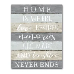 COURTSIDE MARKET My Home Gallery Canvas Wall Art