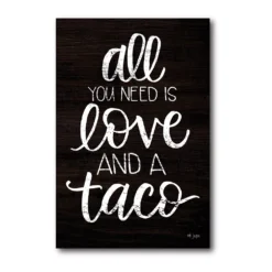Love & Taco Gallery Canvas