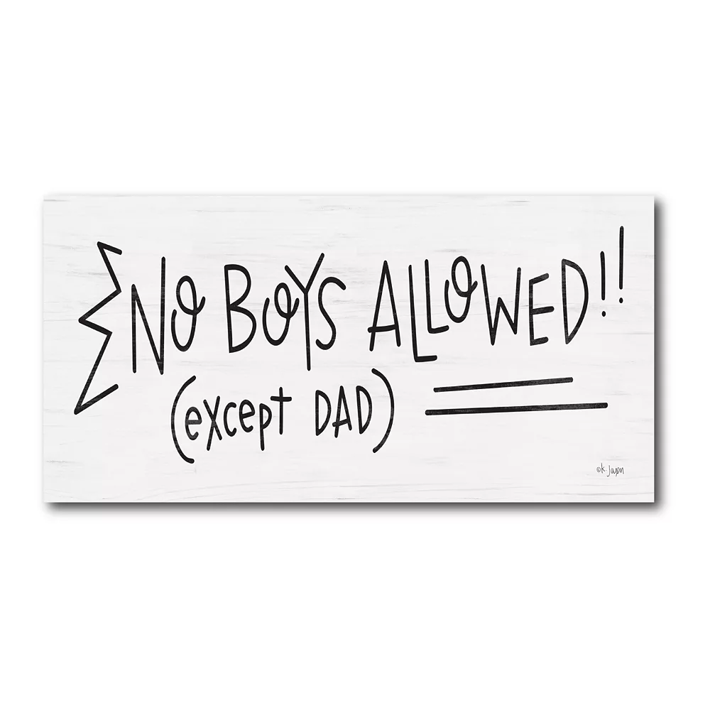 COURTSIDE MARKET No Boys Allowed Gallery Canvas Wall Art 3 COURTSIDE MARKET No Boys Allowed Gallery Canvas Wall Art