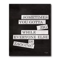 COURTSIDE MARKET Zig & Zag Gallery Canvas Wall Art