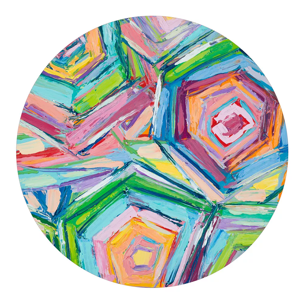 COURTSIDE MARKET Beach Umbrellas Circle Wall Decal 3 COURTSIDE MARKET Beach Umbrellas Circle Wall Decal