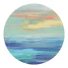 COURTSIDE MARKET Sunset Beach II Circle Decal -Home Decor Discount Store 4506539