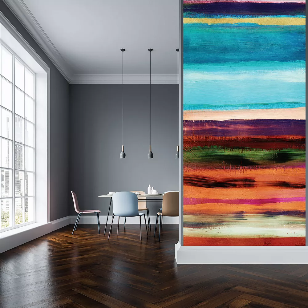 COURTSIDE MARKET Pueblo Stripes II Mural 4 COURTSIDE MARKET Pueblo Stripes II Mural - Image 2