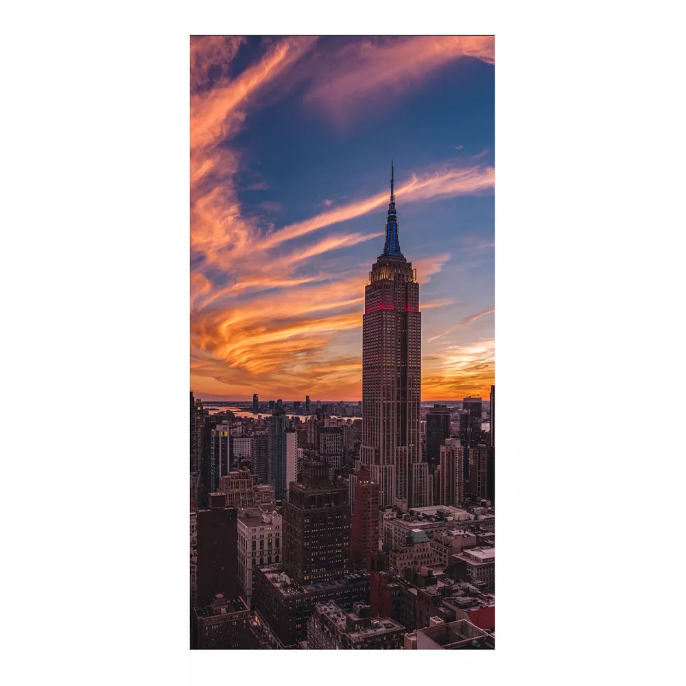 COURTSIDE MARKET New York Sunset Mural 3 COURTSIDE MARKET New York Sunset Mural