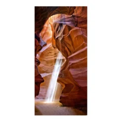 COURTSIDE MARKET Sun Shining Through Canyon Mural