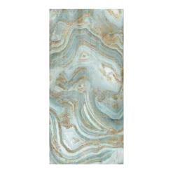 COURTSIDE MARKET Light Blue Agate Mural