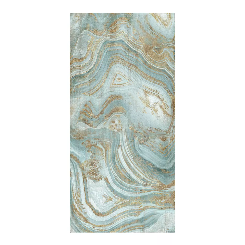 COURTSIDE MARKET Light Blue Agate Mural 3 COURTSIDE MARKET Light Blue Agate Mural
