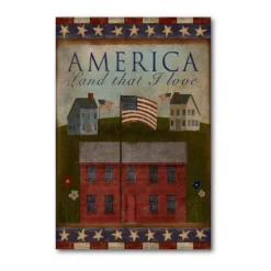 COURTSIDE MARKET America Land That I Love Gallery-Wrapped Canvas