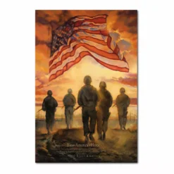 COURTSIDE MARKET America's Heroes Gallery-Wrapped Canvas