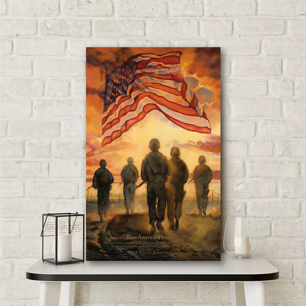 COURTSIDE MARKET America's Heroes Gallery-Wrapped Canvas 4 COURTSIDE MARKET America's Heroes Gallery-Wrapped Canvas - Image 2