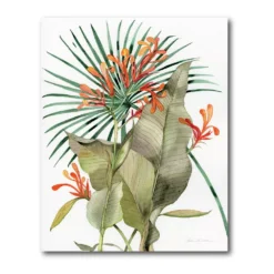 COURTSIDE MARKET Botanical Flame Gallery Canvas Wall Art