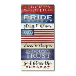 COURTSIDE MARKET Liberty And Justice Gallery-Wrapped Canvas