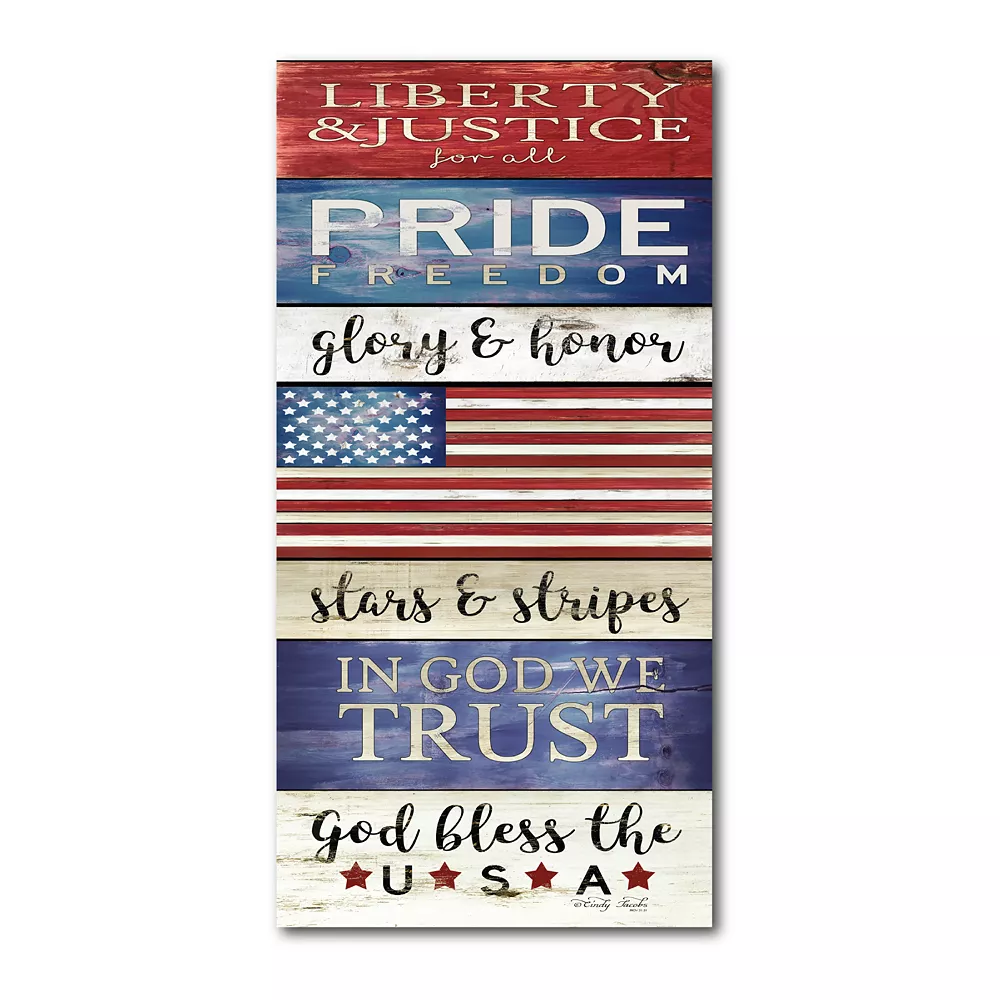 COURTSIDE MARKET Liberty And Justice Gallery-Wrapped Canvas 3 COURTSIDE MARKET Liberty And Justice Gallery-Wrapped Canvas