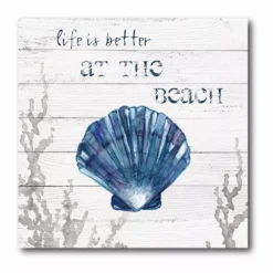 COURTSIDE MARKET Deep Blue Sea IV Gallery Canvas Wall Art