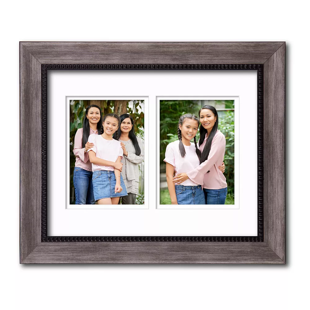 COURTSIDE MARKET 2-Opening Double Mat 5" X 7" Collage Frame 3 COURTSIDE MARKET 2-Opening Double Mat 5" X 7" Collage Frame