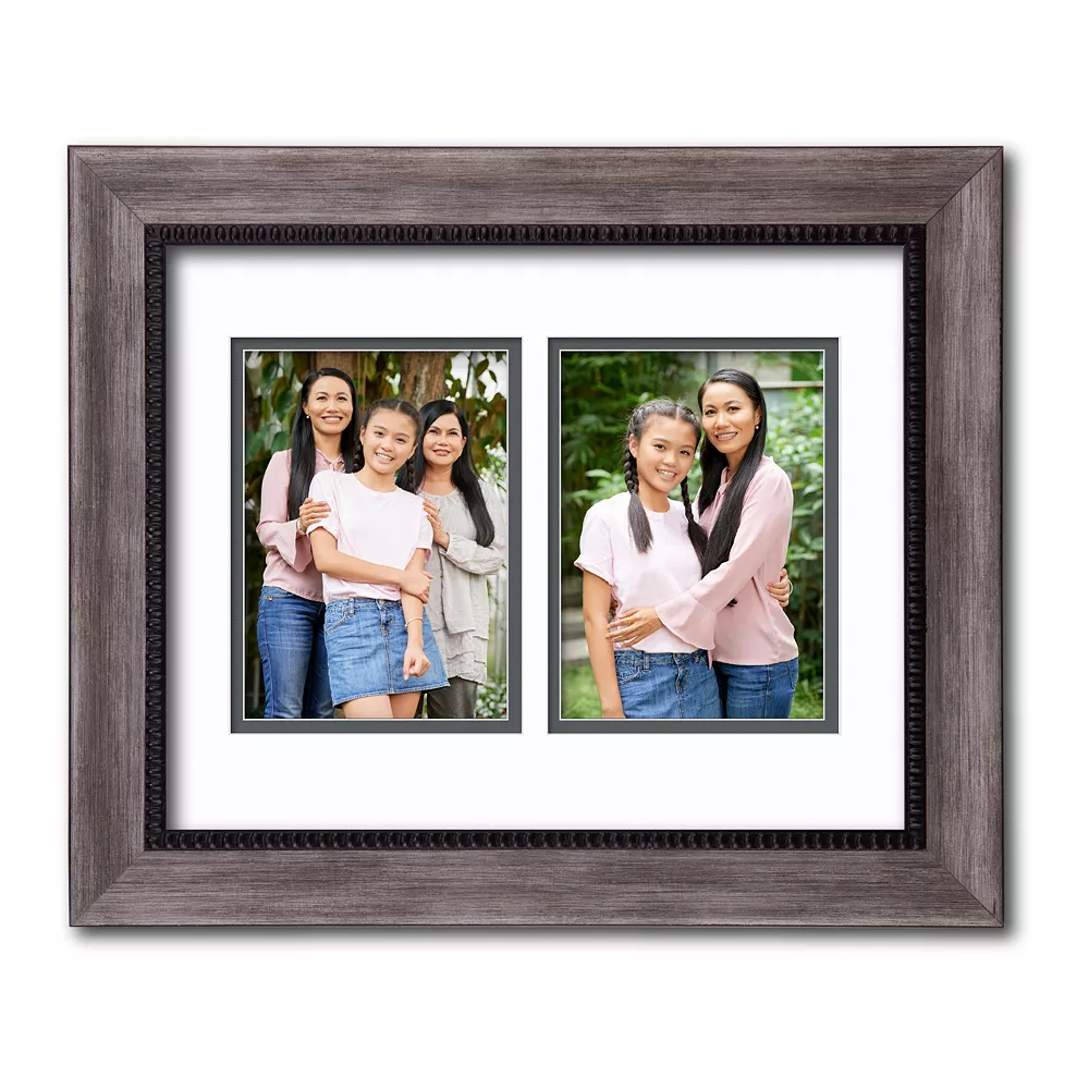 COURTSIDE MARKET Two Tone 2-Opening 5" X 7" Collage Frame 3 COURTSIDE MARKET Two Tone 2-Opening 5" X 7" Collage Frame