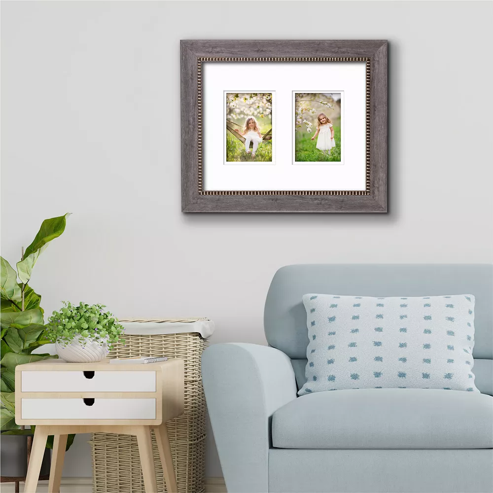 COURTSIDE MARKET Textured 2-Opening 4" X 6" Collage Frame 4 COURTSIDE MARKET Textured 2-Opening 4" X 6" Collage Frame - Image 2