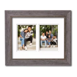 COURTSIDE MARKET Textured 2-Opening 5" X 7" Collage Frame
