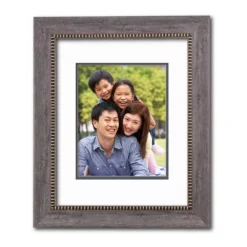 COURTSIDE MARKET Textured Two Toned Double Mat 8" X 10" Frame
