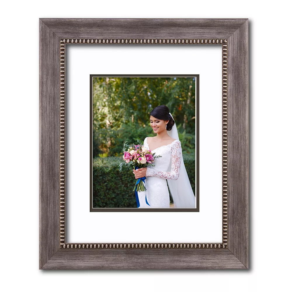 COURTSIDE MARKET Grey Two Toned Double Mat 8" X 10" Frame 3 COURTSIDE MARKET Grey Two Toned Double Mat 8" X 10" Frame
