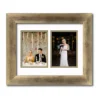 COURTSIDE MARKET Champagne Finish 2-Opening Two Tone Double Mat 5" X 7" Collage Frame 2 COURTSIDE MARKET Champagne Finish 2-Opening Two Tone Double Mat 5" X 7" Collage Frame -Home Decor Discount Store 4581724