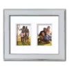 COURTSIDE MARKET Gardenia 2-Opening Two Tone Double Mat 4" X 6" Collage Frame -Home Decor Discount Store 4581738