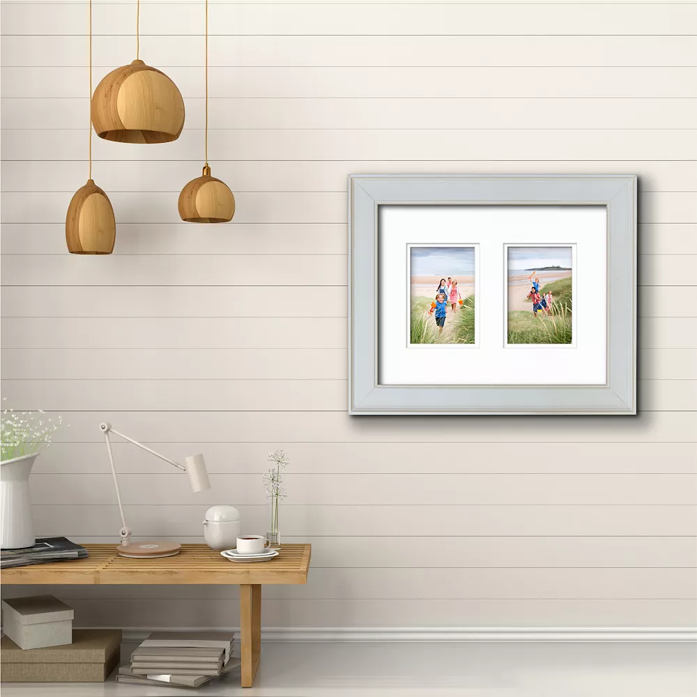 COURTSIDE MARKET Gardenia Cream 2-Opening 4" X 6" Collage Frame 4 COURTSIDE MARKET Gardenia Cream 2-Opening 4" X 6" Collage Frame - Image 2