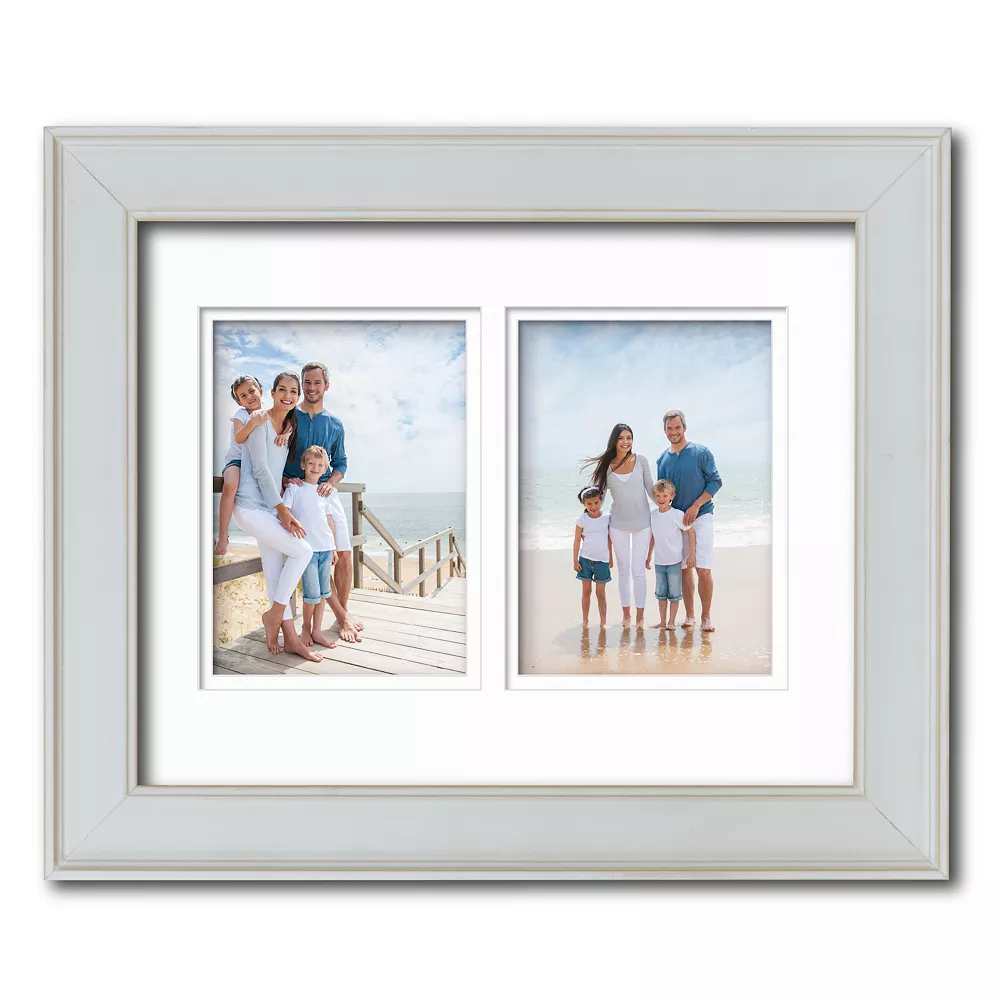 COURTSIDE MARKET Gardenia Cream 2-Opening 5" X 7" Collage Frame 3 COURTSIDE MARKET Gardenia Cream 2-Opening 5" X 7" Collage Frame